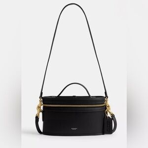 🔥HOT SALE!!! Coach Black Crossbody Bag with Gold Accent🔥